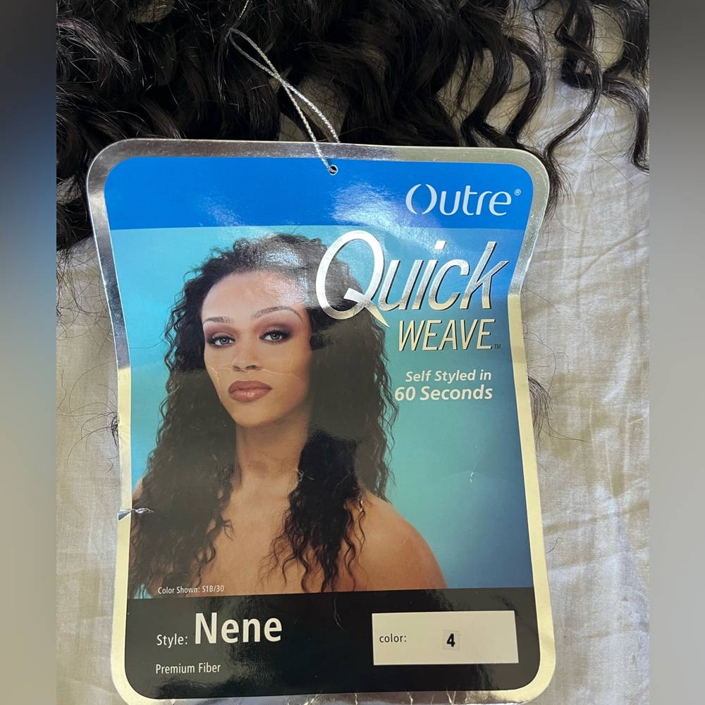 Outre quick Half Wig Quick Weave Style Nene Color 4 Hair